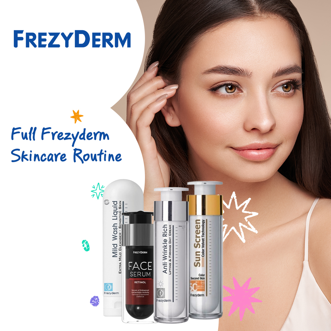 Full Frezyderm Skincare Routine