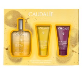 Caudalie Soleil des Vignes Xmas Promo Oil Elixir Θρεπτικό Έλαιο Σώματος, 50ml, Δώρο Shower Gel Αφρόλουτρο Σώματος, 30ml & The des Vignes Hyaluronic Nourishing Body Lotion Ενυδατική Λοσιόν Σώματος με Υαλουρονικό Οξύ, 30ml, 1σετ