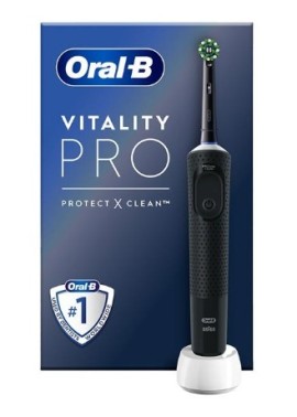 Oral-B Vitality Pro Ηλεκτρική Οδοντόβουρτσα Μαύρη, 1 τεμάχιο