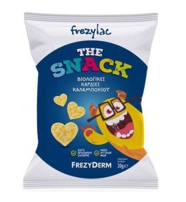 Frezyderm Frezylac The Snack Organic Corn Hearts Βιολογικές Καρδίες Καλαμποκιού, 30gr