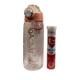 Igactive Immune Plus Με Γεύση Πορτοκάλι X 20 Effervescent Tabs & Δώρο Plastic Bottle 550ml