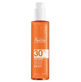 Avene Eau Thermale Fini Satine Αντηλιακό Λάδι Σώματος SPF30, 200ml