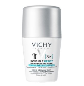 Vichy Invisible Resist 72H Αποσμητικό Roll-On Κατά των Σημαδιών & της Έντονης Εφίδρωσης, 50ml