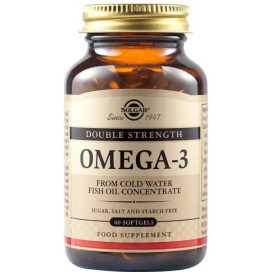 Solgar Omega 3 Double Strength, 30 μαλακές κάψουλες