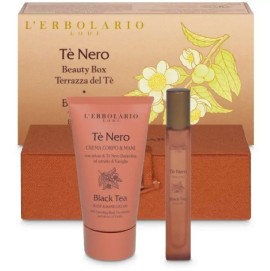 L Erbolario Black Tea Beauty Box Tea Terraces Body & Hand Cream Αρωματική Κρέμα Σώματος 75ml & Perfume Άρωμα, 10ml