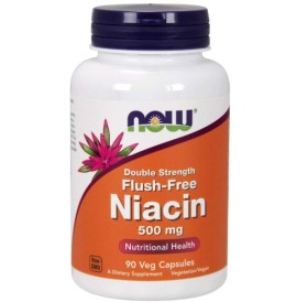 Now Foods Flush Free Niacin 500mg, 90 κάψουλες