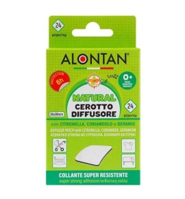 Alontan Natural Cerotto Diffusore 38x38mm, 24 Τεμάχια