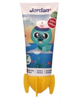 Jordan Kids Toothpaste 1000 Ppm Παιδική Οδοντόκρεμα 0-5 Ετών 50ml