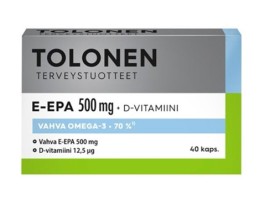 Dr. Tolonens E-EPA Ιχθυέλαιο 500mg 40 κάψουλες