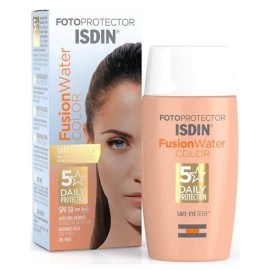 Isdin Fotoprotector Fusion Water Medium Color SPF50 Αντηλιακή Κρέμα Προσώπου με Χρώμα 50ml