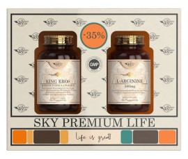 Sky Premium Life 500mg King Eros 60 κάψουλες & L-Arginine 500mg, 60 κάψουλες