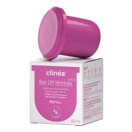 Clinea Refill Κρέμας Ημέρας Bak Off Wrinkles Rich SPF20, 50ml