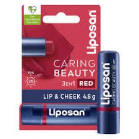 Liposan Caring Beauty Red Lip Balm SPF30, 4.8g