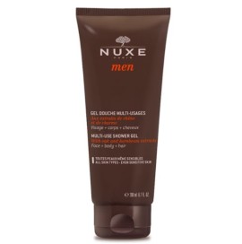 Nuxe Men Multi Use Shower Gel Αφρώδες Τζελ Καθαρισμού για Πρόσωπο, Σώμα & Μαλλιά, 200ml