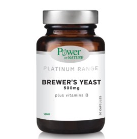 Power of Nature Platinum Range Brewers Yeast 500mg, 30 κάψουλες