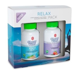 Vican Chewy Vites Relax Pack Special Offer Stress Relief & Sweet Dreams Πακέτο με Συμπληρώματα Διατροφής για Ηρεμία & Χαλάρωση 60 + 60 ζελεδάκια