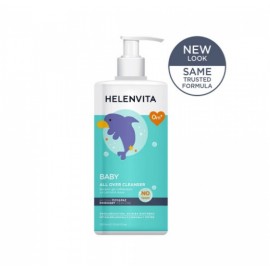 Helenvita Baby All Over Cleanser Perfume Talc Υγρό Καθαρισμού για Σώμα & Μαλλιά με άρωμα Talc 1000ml