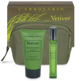 LErbolario Vetiver Beauty Box Verde Brezza Profumo Αρωμα 10ml & Shampoo Doccia Σαμπουάν Ντους 75ml