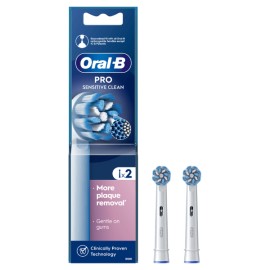 Oral-B Sensitive Clean Ανταλλακτικά Ηλεκτρικής Οδοντόβουρτσας για Ευαίσθητα Ούλα 2τμχ