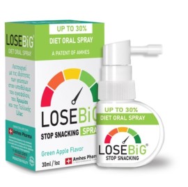 Amhes Pharma Diet Oral Spray Losebig Stop Snacking Spray Green Apple, 30ml