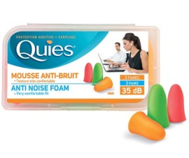 Pharmaq Quies Mousse Confort Foam Earplugs Ωτοασπίδες από Μαλακή Πολυουρεθάνη 3 Ζεύγη σε Διαφορετικά Χρώματα