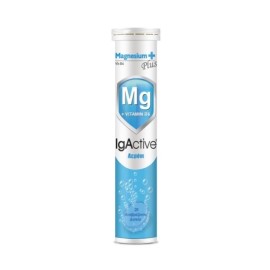 Igactive Magnesium Plus + B6 Με Γεύση Λεμόνι, 20 Αναβράζουσες Ταμπλέτες