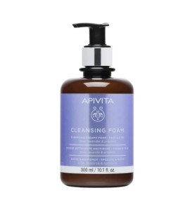 Apivita Limited Edition Cleansing Foam  Πρόσωπο & Μάτια με Ελιά, Λεβάντα & Πρόπολη 300ml