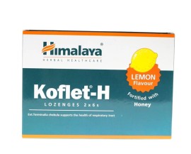 Himalaya Koflet-H Lozenges 2X6 Παστίλιες με Γεύση Λεμόνι 12 τεμάχια