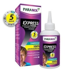 Paranix Express Αντιφθειρικό Σαμπουάν 200ml +Κτένα