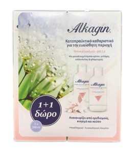 Alkagin Soothing Intimate Cleanser 250 ml 1+1 Δώρο