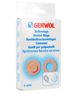 Gehwol Bunion Ring Round Στρογγυλοί Προστατευτικοί Δακτύλιοι για τα Κότσια, 6τεμ