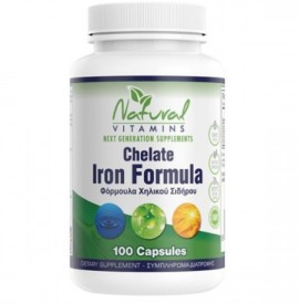 Natural Vitamins Chelate Iron Formula, 100 κάψουλες