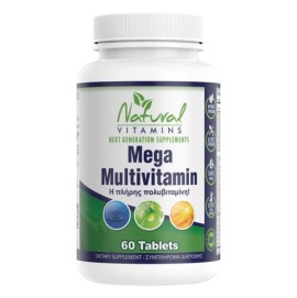 Natural Vitamins Mega Multivitamin, 60 ταμπλέτες