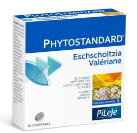 Pileje Phytostandard Συμπλήρωμα Διατροφής με Καλιφορνέζικη Παπαρούνα και Βαλεριάνα 30 ταμπλέτες