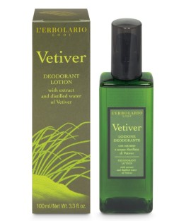 LErbolario Lozione Deodorante Vetiver, Ανδρικό Αποσμητικό, 100ml