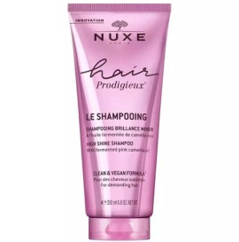 Nuxe Hair Prodigieux High Shine Shampoo Σαμπουάν Λάμψης με Εκχύλισμα Ελαίου Ροζ Καμέλιας, 200ml