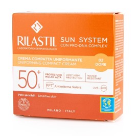 Rilastil Sun System Uniforming Compact Cream Spf50+, 10g - 02 Dore