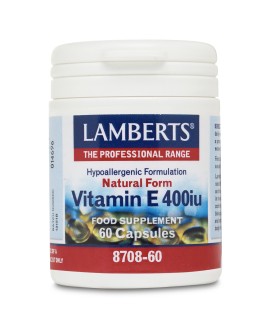 Lamberts Vitamin E 400iu Natural 60 caps