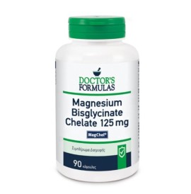Doctors Formulas Magnesium Bisglycinate Chelate 125mg, 90 κάψουλες