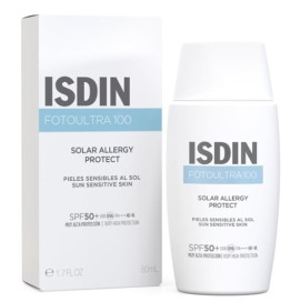 ISDIN Fotoultra 100 Solar Allergy Protect SPF50+ Αντηλιακό Προσώπου Κατάλληλο για Δέρματα με Ευαισθησία στον Ήλιο, 50ml