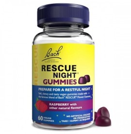 Power Health Bach Rescue Night Gummies Raspberry, 60 τεμάχια