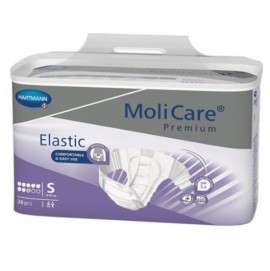 Hartmann MoliCare Premium Slip Elastic (165471) Σλιπ Ακράτειας Νύχτας 8 Σταγόνων Small, 26 τεμάχια