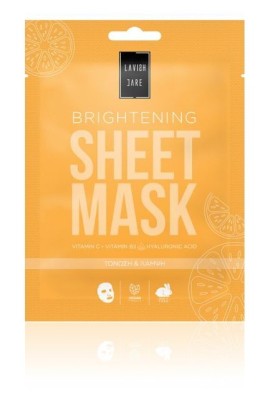 Lavish Care Brightening Face Sheet Mask Μάσκα Προσώπου με βιταμίνη C, 25g