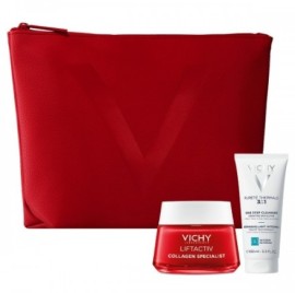 Vichy XMAS Liftactiv Collagen Specialist Κρέμα Ημέρας κατά των Σημαδιών Γήρανσης 50ml & Δώρο Γαλάκτωμα Καθαρισμού 3 σε 1, 100ml