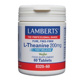 Lamberts L-Theanine 200mg, 60 ταμπλέτες