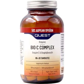 Quest Vitamin Bio C Complex 60caps +50% Επιπλέον Προϊόν 30caps