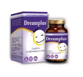 HEALTH PLUS Dreamplus Συμπλήρωμα Διατροφής για τη Βελτίωση του Ύπνου 30 Κάψουλες