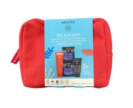 Apivita Promo Bee Sun Safe Hydra Sensitive Soothing Face Cream SPF50+, 50ml & Black Cleansing Gel, 50ml & Face Mask Sea Lave