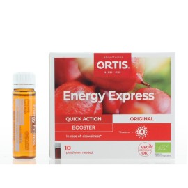 Ortis Energy Express Guarana Συμπλήρωμα Διατροφής για Άμεση Ενέργεια και Τόνωση 10x15ml