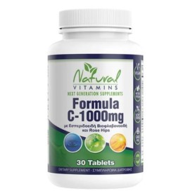 Natural Vitamins Formula C-1000mg, 30 ταμπλέτες